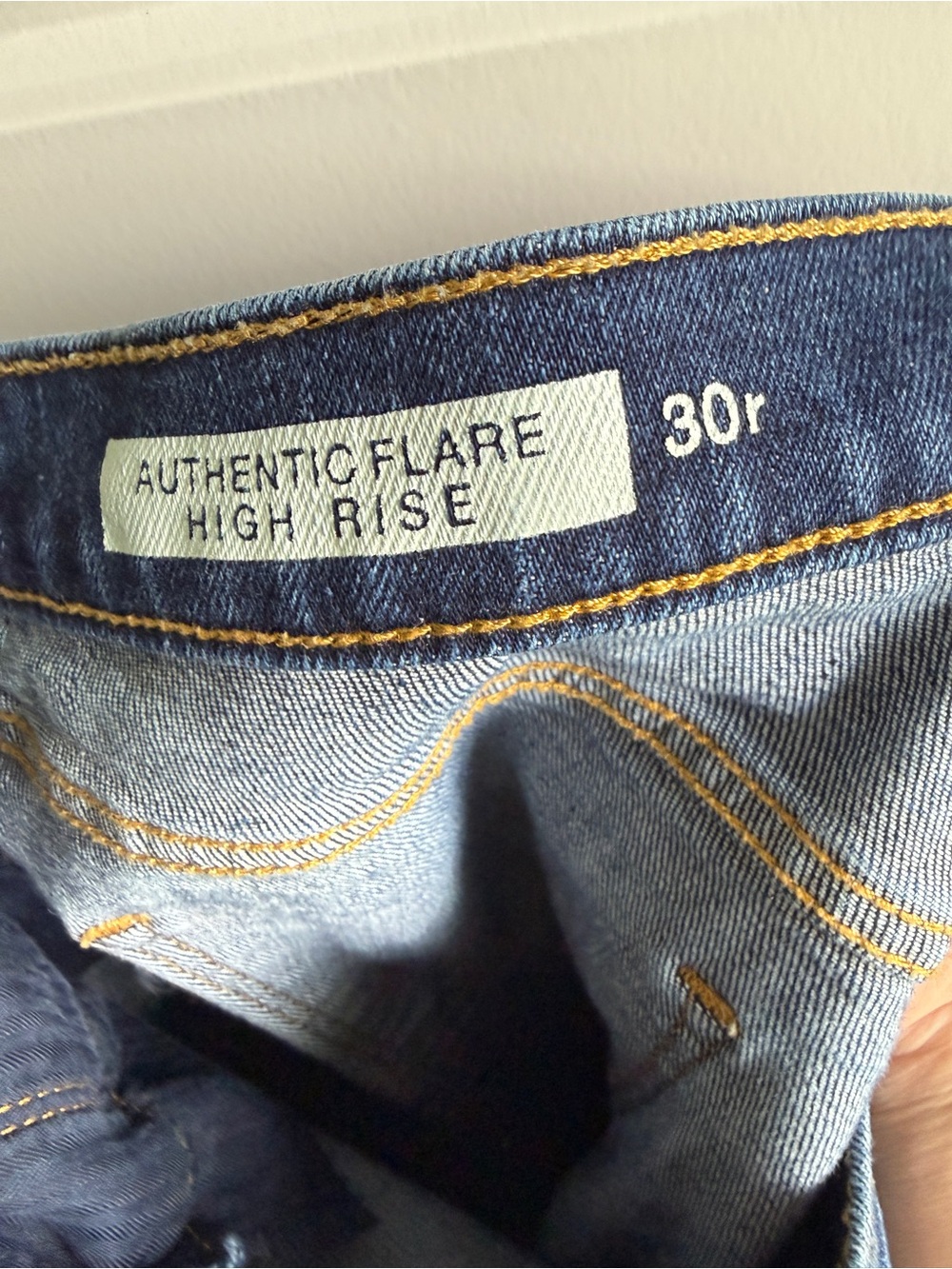 Gap 1969 Authentic Flare High Rise Jeans • 30r - Picture 5 of 5